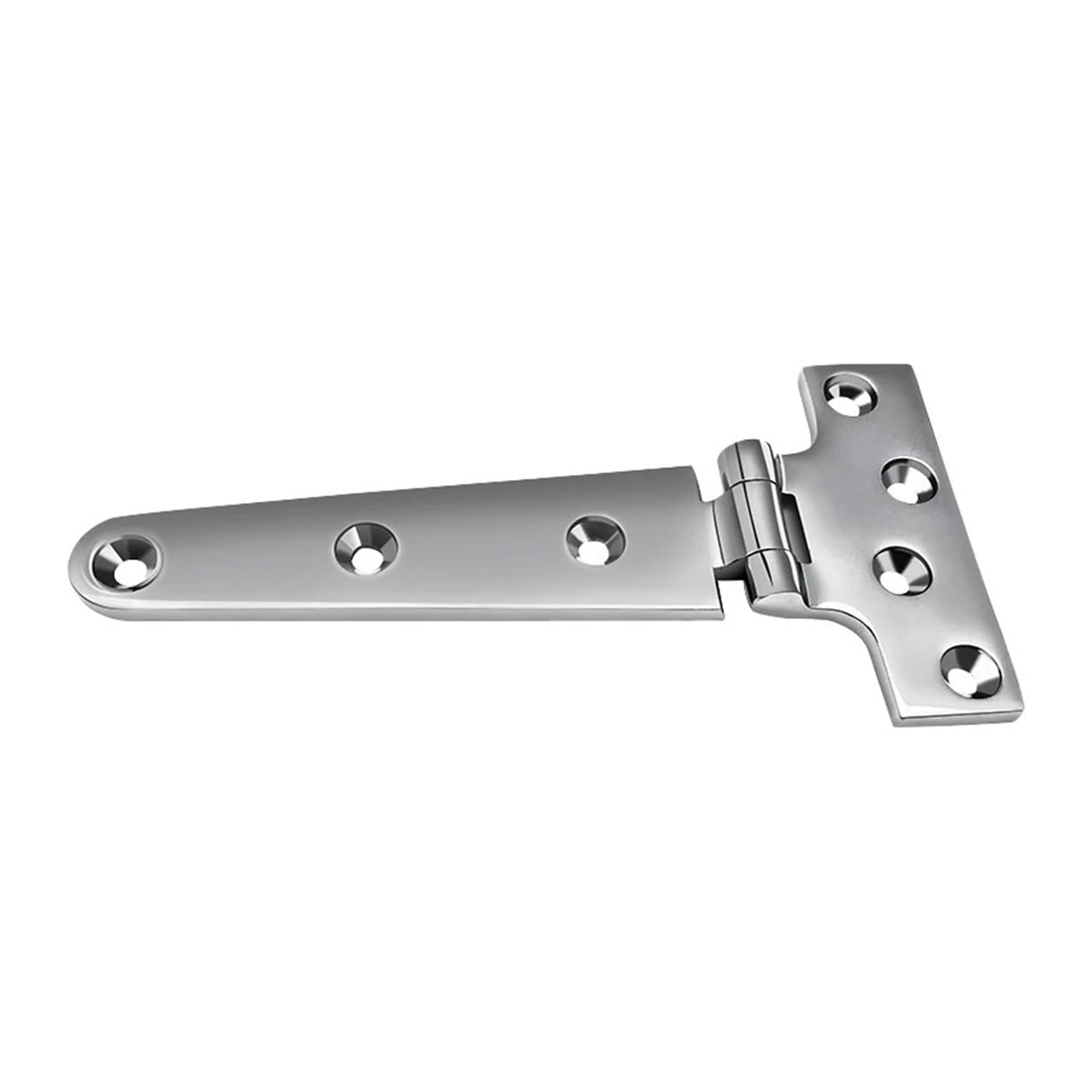 HKVTVCYPYA Stainless Steel Casting Hinge Flat Cabinet Doors for Windows T-Shaped Cast Strap Deck for Boat Hardware(200x100mm)