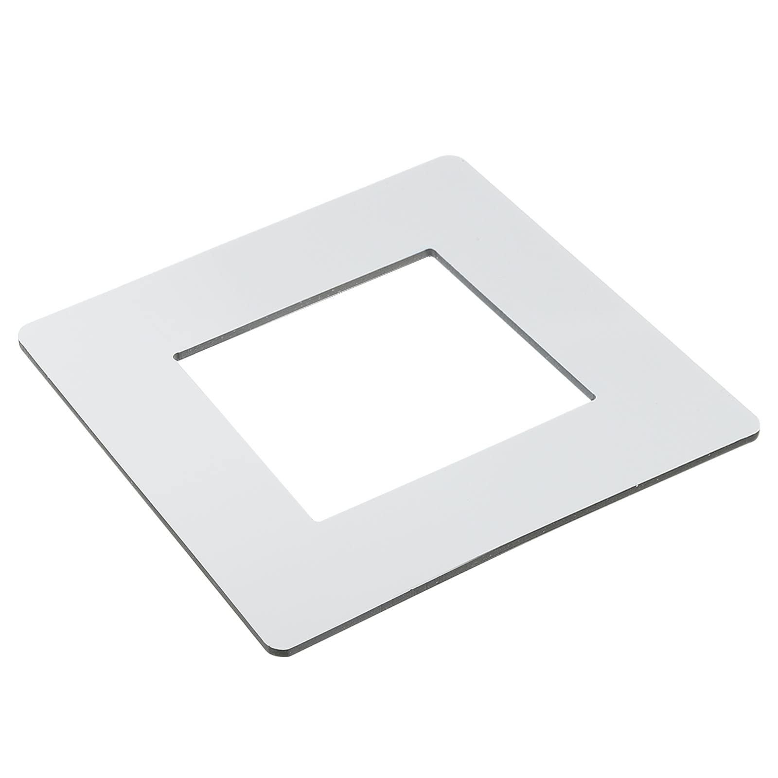 sourcing mapSwitch Surround Plate Wall Panel Decoration Single Gang Aluminum Plastic White for Home Office