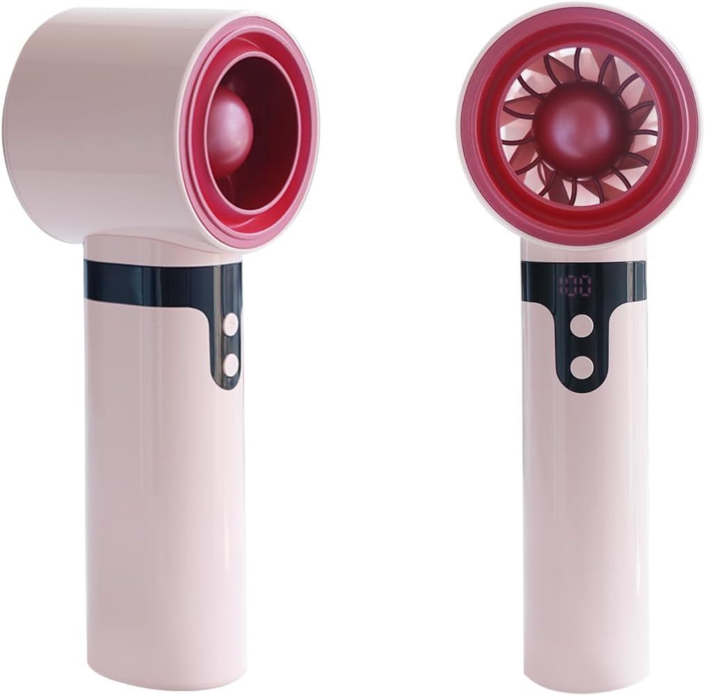 Handheld Portable Fan, 4000mAh Rechargeable Battery, 11500 RPM High-Speed Airflow with Patented Wind Tunnel Design , USB Charging, LED Battery Indicator,Lightweight Durable ABS,Up to 15 Hours Runtime