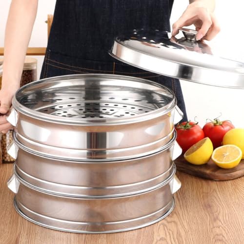 Kitchens Love This 304 - Cesta de vapor de acero inoxidable para verduras y alimentos para bebés (20 cm)