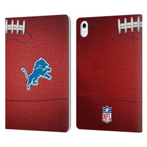 Étui iPad Air 11 2024 Detroit Lions housse cuir NFL avec fentes cartes