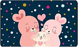 Cortina Magnética Blackout Infantil para Automóveis, Proteção Solar (Coelhinhos)