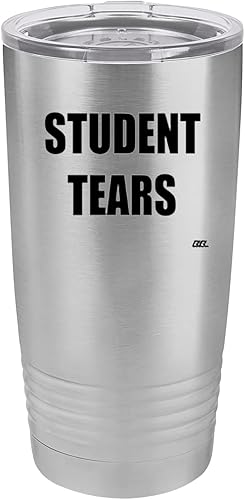Miniatura 18 de Rogue River Tactical Funny Teacher Student Tears - Taza de viaje de 20 onzas, taza con tapa aislada al vacío, regalo para profesor escolar (azul)