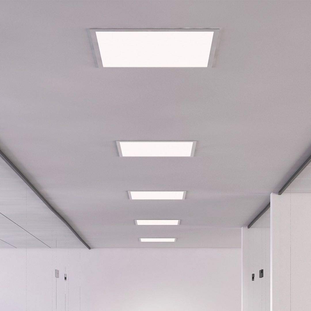 Superia Pannelli LED 42W/230V 60x60cm, 5040 lumen - Bianco Naturale 4000K, Angolo 100°, UGR16, RA80, per Uffici, 10 Pezzi - PA42N