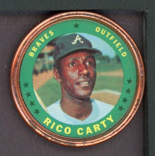 Miniatura 1 de 1971 Topps # 113 Rico Carty Atlanta Braves (Baseball Card) VGEX Braves