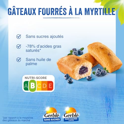 Gerblé sans sucre fourre myrtille - vue 3