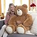 Vermont Teddy Bear Giant Stuffed Animal 4 FT - Big Easter Teddy Bear for Kids & Adults | Stuffed in Vermont, USA - Eco Friendly Gift Saves 200 Plastic Bottles