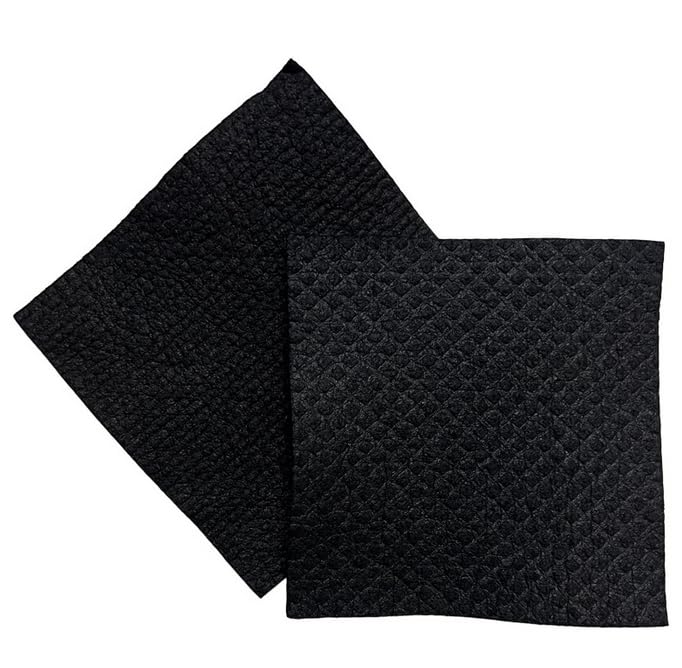 Barista Paños para café, paños de microfibra negros, paños de microfibra de alta calidad, duraderos y absorbentes (2 unidades)
