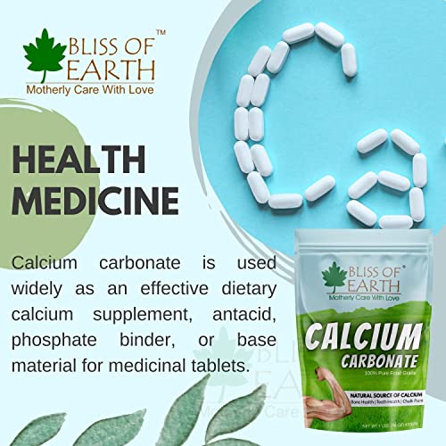 Image of Bliss of Earth Calcium Carbonate Powder 453gm