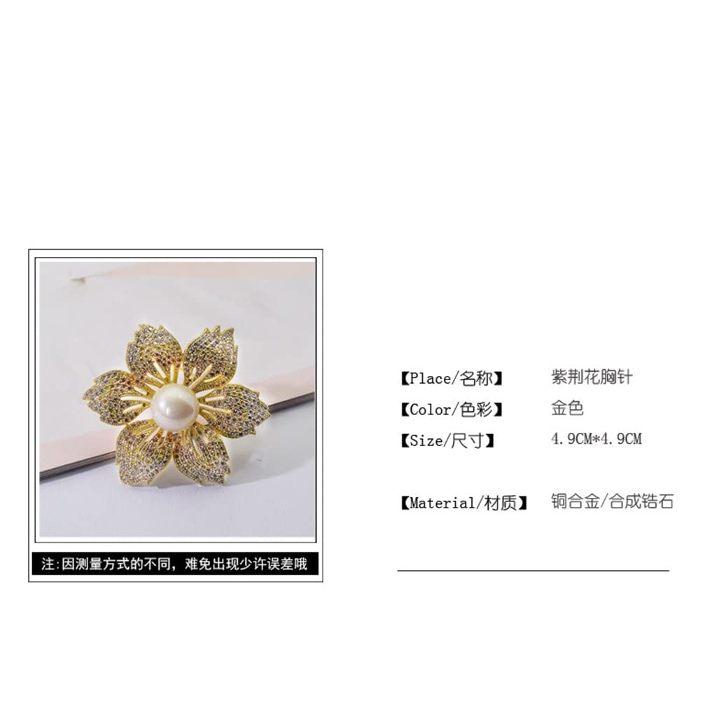 Geschenk Bauhinia Brosche Feminine Retro Anzug Mantelkleid Corsage Schmuck Schmuck