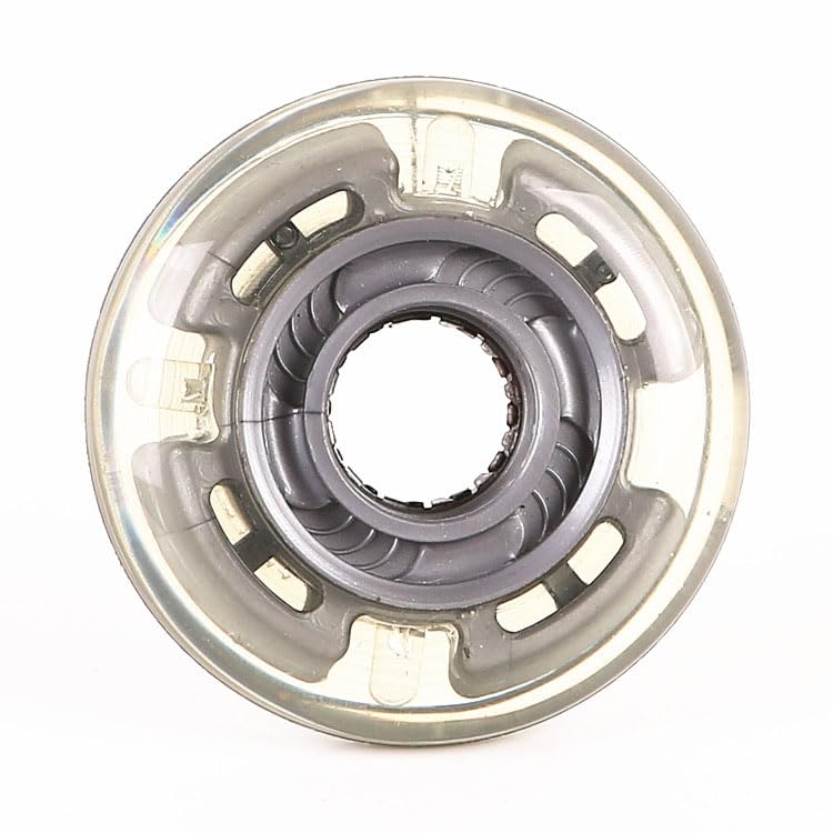Roues Lumineuses à LED 70 mm pour Patins à Roues alignées 85 A Roues de Rechange sans roulements, Lot de 8