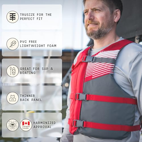 Image of Stohlquist Universal Fit Adult Life Jacket PFD (4 Pack) Coast Guard Approved, for Men and Women 90+ lbs, Lightweight Neoprene and Adjustable, Ideal for Boating, Kayaking & Water Sports