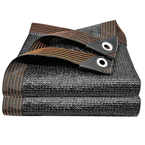 winemana 50% Black Shade Cloth, 3.3 x 6.6 FT Durable Mesh Tarp with Grommets, Garden Sunblock Shade Cloth Shading Antifreezing for Plants Cover, Greenhouse, Barns Kennel, Patio, Tomatoes