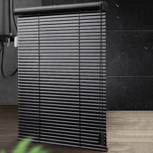 Cortinas ajustables de aluminio para exteriores, persianas de privacidad para ventanas y puertas, protección UV, fácil de instalar, 140 cm x 100 cm, perfectas para el hogar y el patio