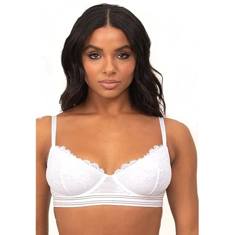 Pour Moi? Revolution Bra - Pretty Underwired Non-Padded Womens Lace Bras - 21602 (32FF) Cover
