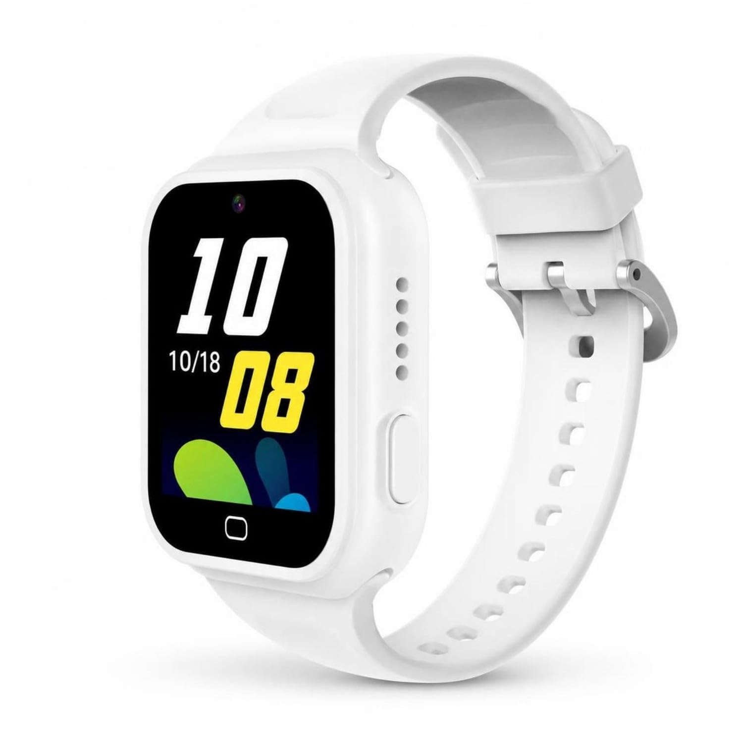 Voice Chat Kids Smart Watch Kids Watch with Visual Calling Calling Touchscreen 4G LTE Smartwatch Water-Resistant for Children, Boys and Girls, Outdoor Play, School, White, Y17-image-28