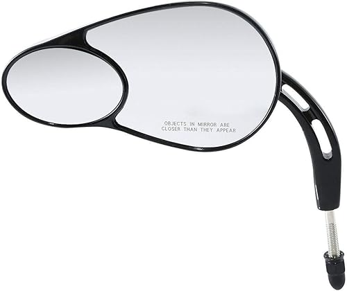 Miniatura 7 de TCMT Espejos retrovisores universales de 0.315 in para Harley Davidson Sportster XL 1200 883 Touring Road King Street Glide Dyna Bobber Chopper