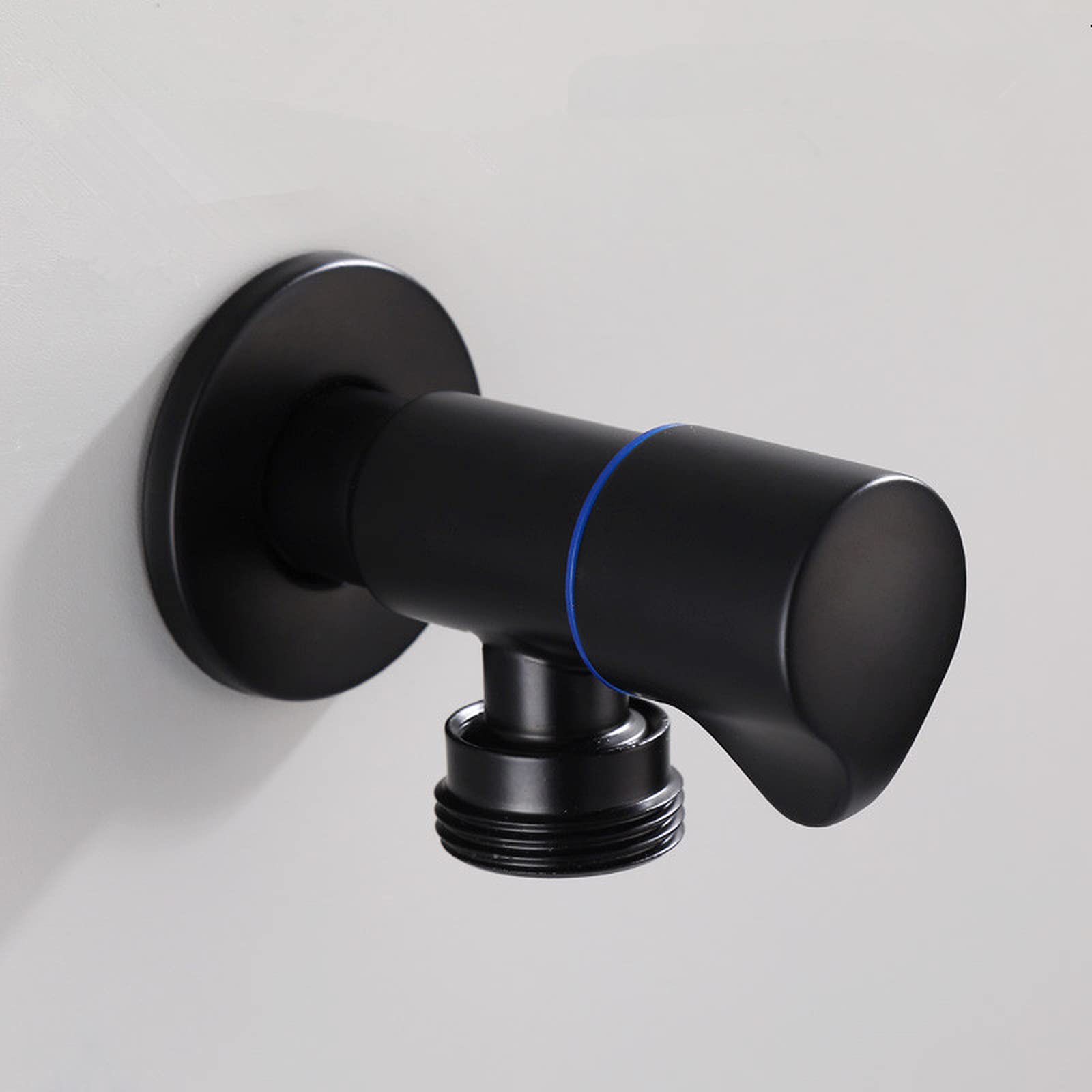 Rubinetto per lavatrice doppio multifunzione nero Rubinetto a parete per bagno in acciaio inossidabile Rubinetto per mocio Rubinetti per acqua da giardino per esterni resistenti Star of Light