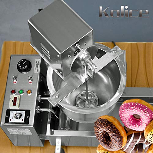 Kolice Automatic Donut Making Machine,Automatic Doughnut Maker/Auto Donuts Frying Machine/Auto Donut Maker,Auto Frying Doughnut Maker with Auto Counting