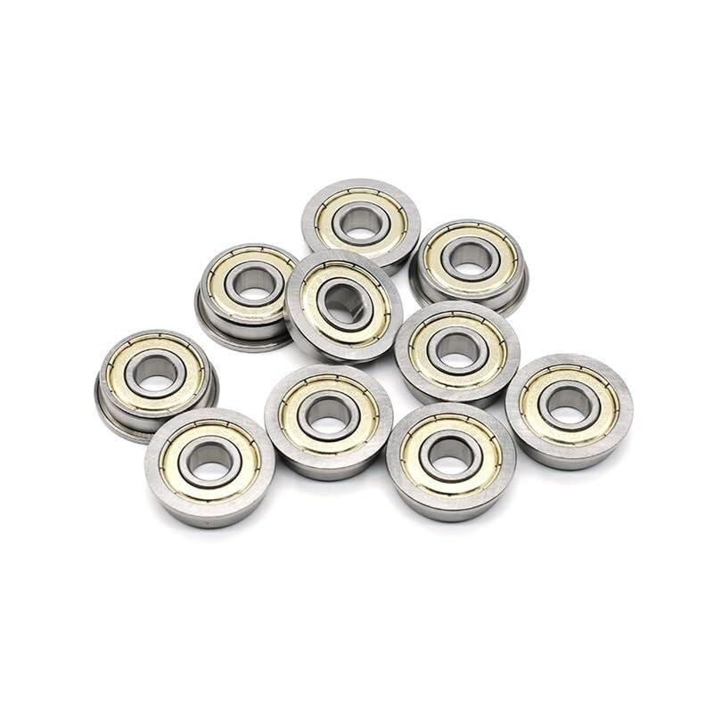 10 Stück F607zz 7 x 19 x 6 mm F607 F1970zz ABEC-7 Rillenkugellager Miniatur mit Flansch,Bearing