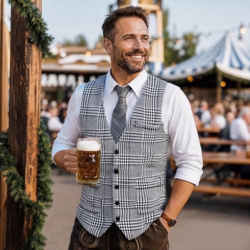 Chaleco atemporal para hombre que soluciona el look de traje aburrido 3