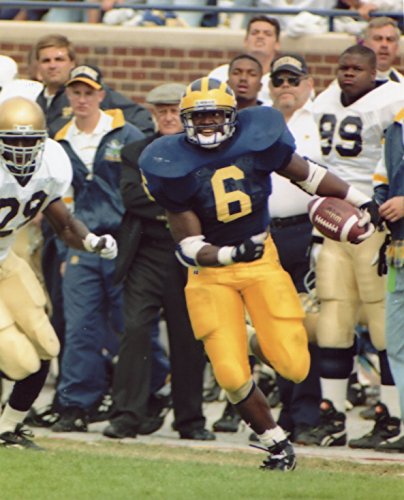 TYRONE WHEATLEY MICHIGAN WOLVERINES 8X10 SPORTS ACTION PHOTO (BB)