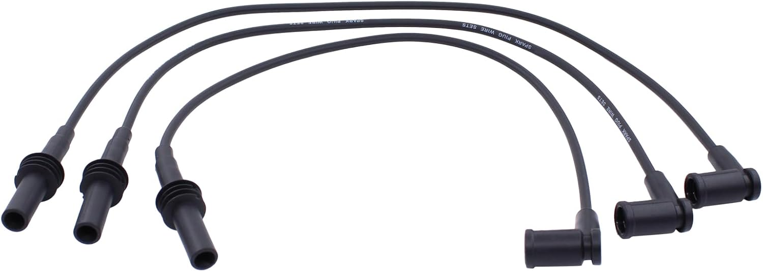 MOTOKU Ignition Coil and Spark Plug Wire Set for Dodge Dakota Nitro Ram 1500 Jeep Grand Cherokee Commander Liberty 3.7