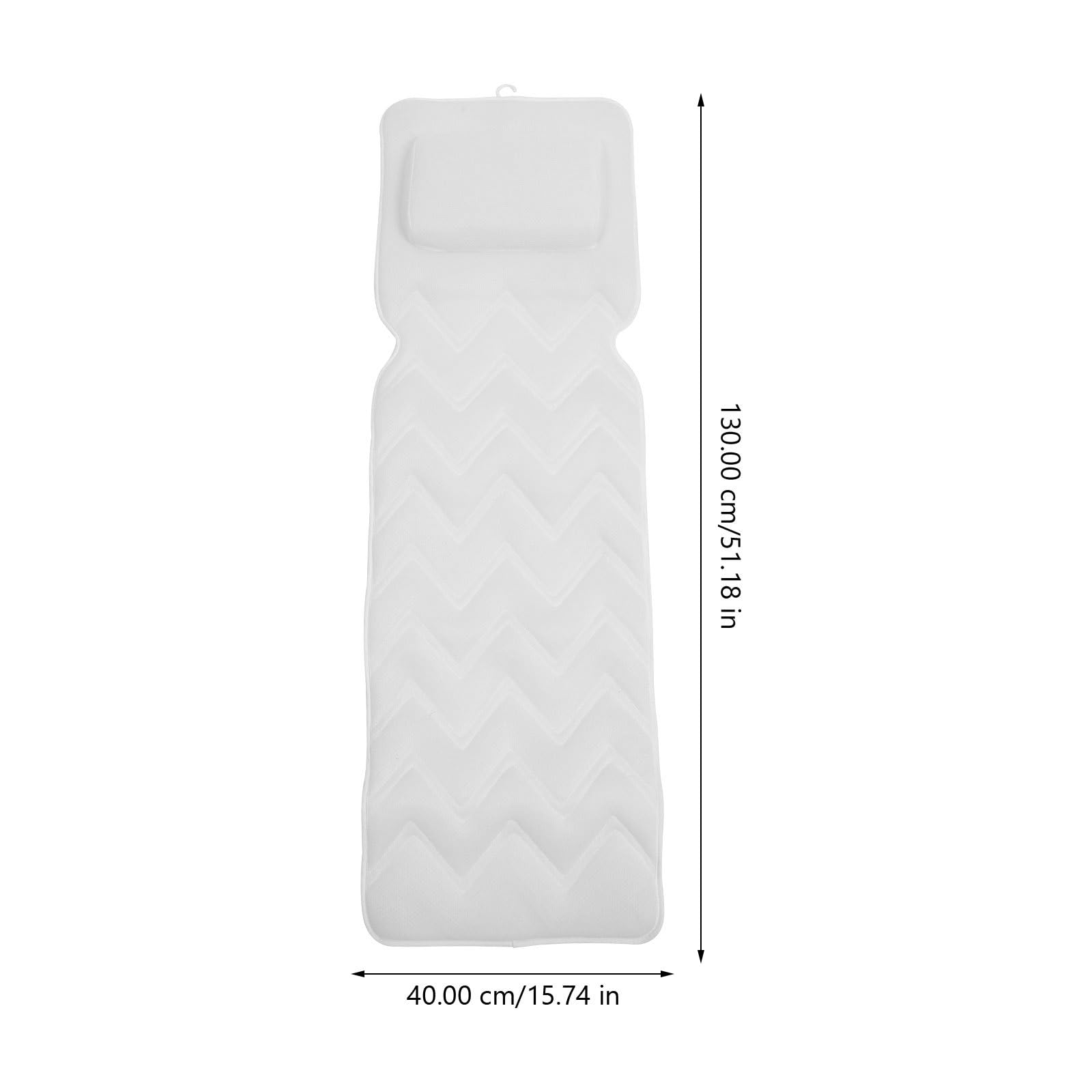 Cojín Reposacabezas Antideslizante para Bañera Alfombra de Malla Transpirable 3D y Ventosas, Soporte para Cuello y Espalda, Uso en Baño SPA