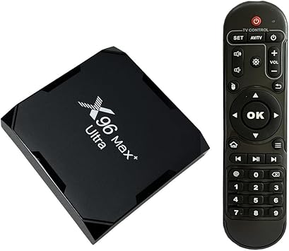 X96 Max Plus Ultra TV Box Android 11 Amlogic S905X4 4GB 32GB Support AV1 H.265 HEVC, 4K 60FPS 2.4G/5G Dual WiFi BT4.0, USB3.0