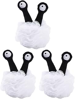 Beaupretty 3 Pcs Bucha de Banho de Banho: Esponja de Banho de Desenho de Desenho Animado de Esfregador de Corpo Esponja de Banho de Bola de Chuveiro Esponja de Banho Esfoliante para Uso
