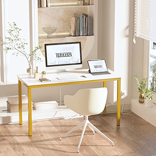 Image of Computer Desk /Dining Table Office Desk Sturdy Writing for Home Office