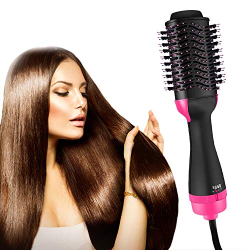 Hair Dryer Brush, Hot Air Brush 3-IN-1 One Step Negative Ion Electric Hair