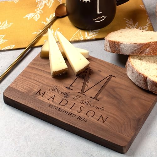 Tabla de cortar rectangular de bambú personalizada miniatura 5