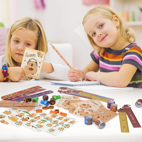 Set de papelería con lápices y accesorios Ulema 216 piezas miniatura 5