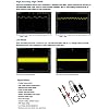 Micsig Oscilloscope HV Probe MDP Series MDP1500 100Mhz High Voltage Differential Probe BNC Interface Dual Range Selection Quick Zero USB Power Supply(MDP1500)