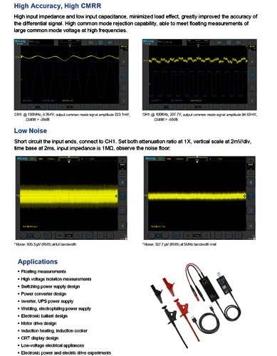 Image of Micsig High Voltage Differential Probe MDP /DP Series oscilloscopes Probe MDP1500(DP10013) /MDP700(DP10007) /MDP3000 /DP7000(DP20003) /MDP701 /MDP1501 /MDP3001 /MDP702 /MDP1502 /MDP3002-MDP700(Same as DP10007)