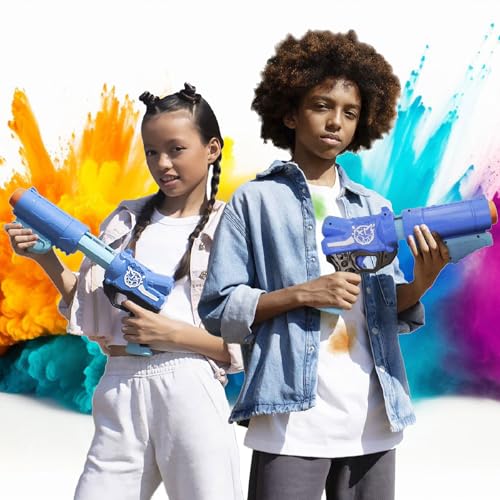 Image of Funskool Color Clash Atomic Launcher, Color Gun for Holi, Eco Friendly, Outdoor Games Toy Gun for Boys, Best Gift for Kids 8 Year Old and Above