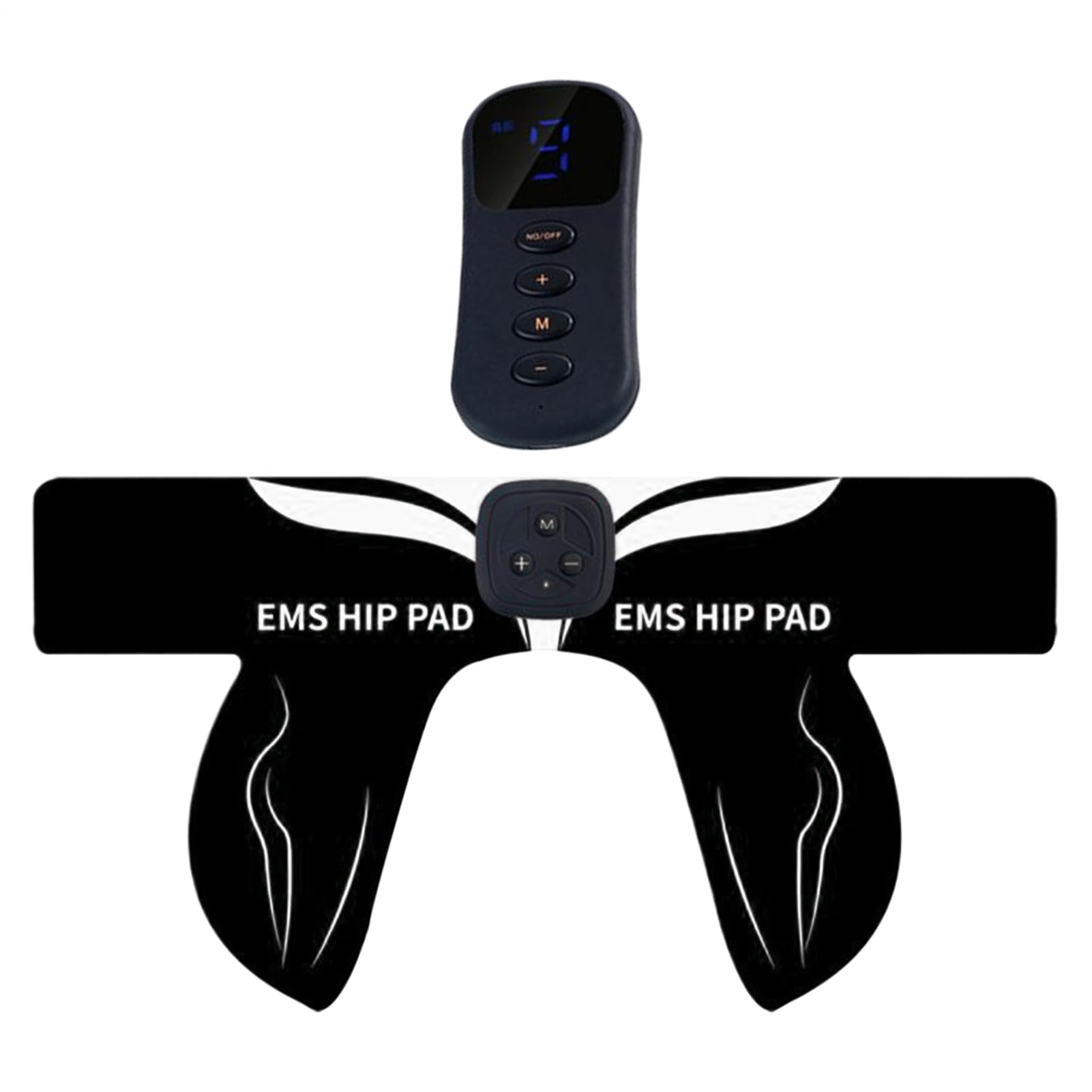 Glute Stimulator - 6 Modes 18-Level Hip Trainer Equipment | Muscle Lifting Stimulator,for Workout Exercise Home Gym Fitness Pilates Yoga Office Travel Camping