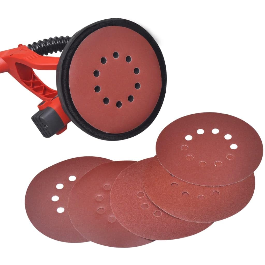 vidaXL Levigatrice Muro Cartongesso Rosso 750 W Smerigliatrice Carteggiatrice