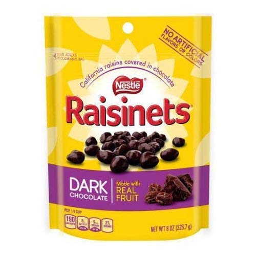 RAISINETS Dark Chocolate 8 oz. Standup Bag (pack of 2)