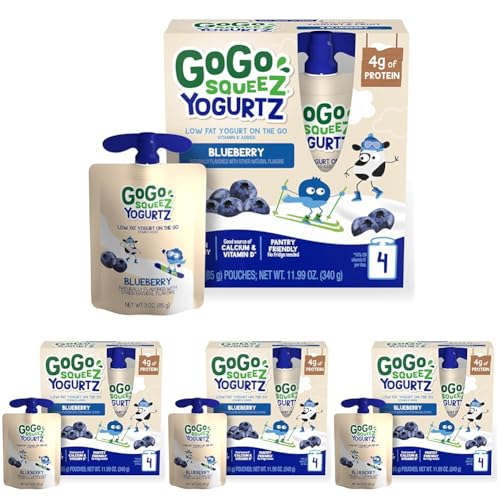 GoGo SqueeZ Blueberry Yogurt Pouches