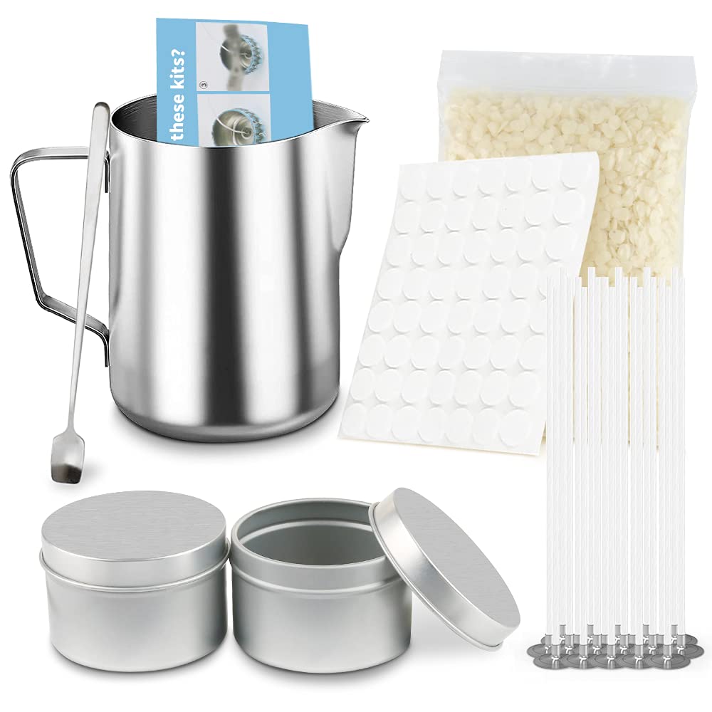 Kit Fai Da Te Candele - 57 Pezzi Con Pentola, Stoppini E Accessori - Foto 9