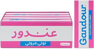 Gandour Tutti Frutti Gum - Fruit Flavour - Multipack - 6 oz - Imported