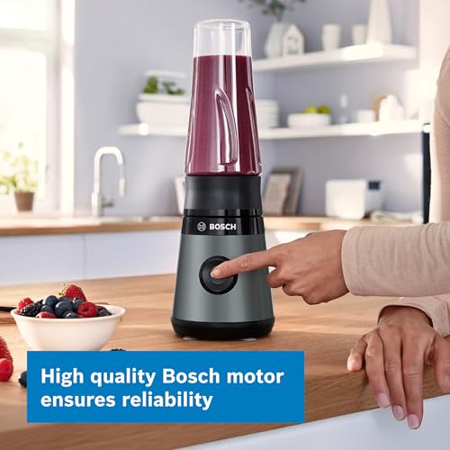 Bosch VitaPower Series 2 MMB2111SG Mini Blender BPA-free ToGo Bottle 450 W Silver Stainless Steel - Image 4
