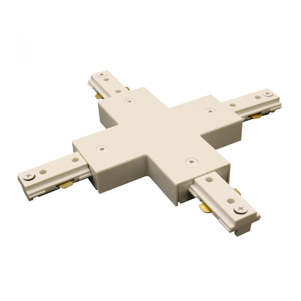 WAC LightingLX-BN Accessory - 4.13 Inch" Single Circuit L Series "X" Connector, Brushed Nickel Finish