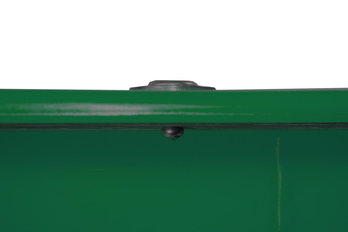 UvV Mörtelkübel Grüne 200 Liter 2. Wahl mit Fehldruck Mörtelwanne, Blumenkübel, Wasserbehälter, Futtertrog, Wildwanne, Futterwanne mit 2 Stahlschienen zur Verstärkung (grün)