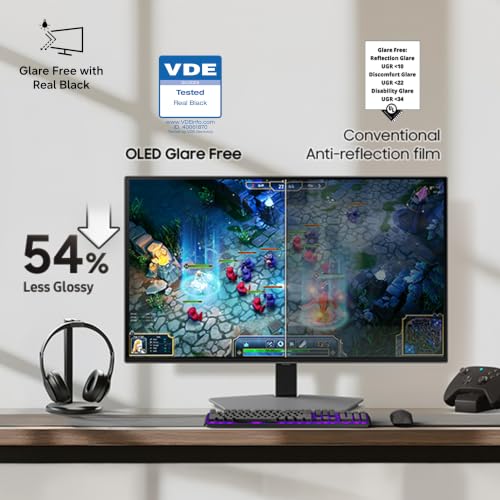 Image of Samsung Odyssey OLED G8 Gaming Monitor (27 inch) 4K UHD, 240 Hz, 0.03ms(GTG), G-Sync, FreeSync Premium Pro, DP, HDMI, USB Ports, Height, Tilt, Swivel, Pivot Adjust Stand, (LS27HG800SWXXL, Silver)