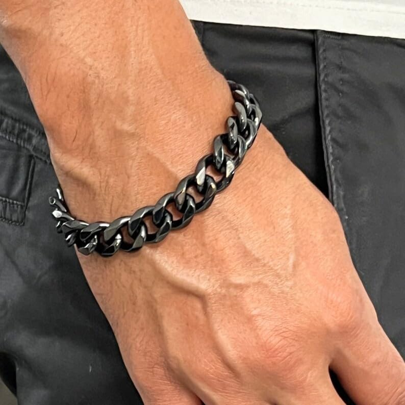 Image of Salty Alpha Anti Tarnish Bracelet for Men | Hand Bands for Boys | Wrist Bracelets for Man | Fashion Jewellery Accessories | Stylish Minimal Jewelry | Gift for Marriage, Birthday, Anniversary