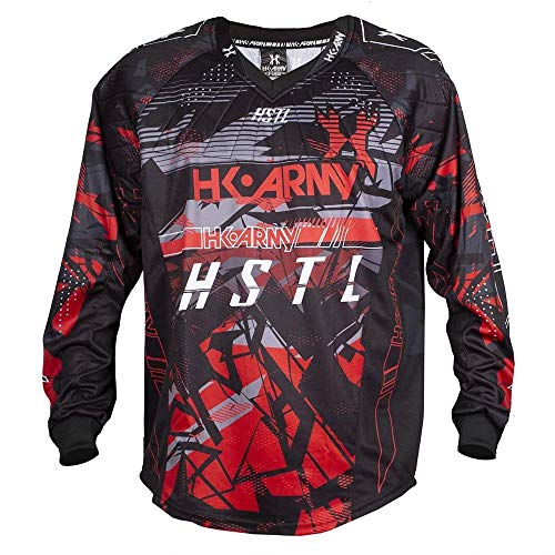 HK Army HSTL Line Paintball Jersey - Lava (X-Large)