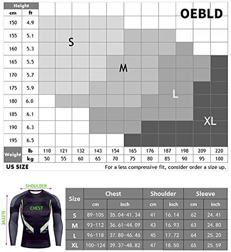 Image of OEBLD Compression Pants Men Thermal Underwear Set Base Layer Dry Tights Gym Running Leggings Long Sleeve Shirt